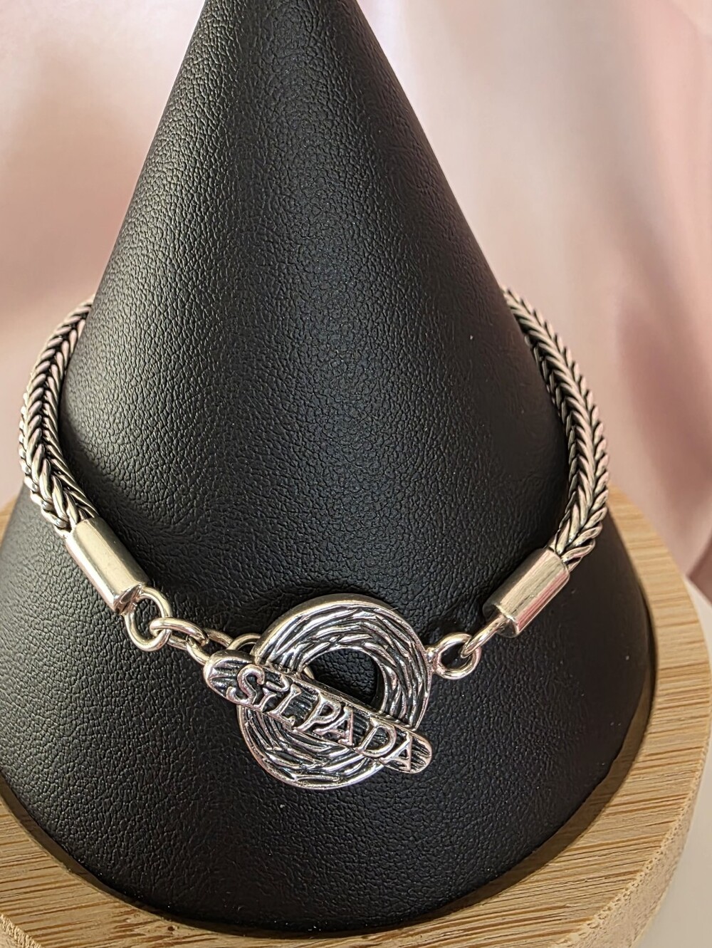 SILPADA Sterling Silver Foxtail Wheat Toggle Bracelet B1704